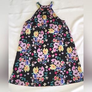 Black and floral CC size 2 knee length dress